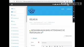 Tutorial Membuat Presensi Mahasiswa pada e-Learning