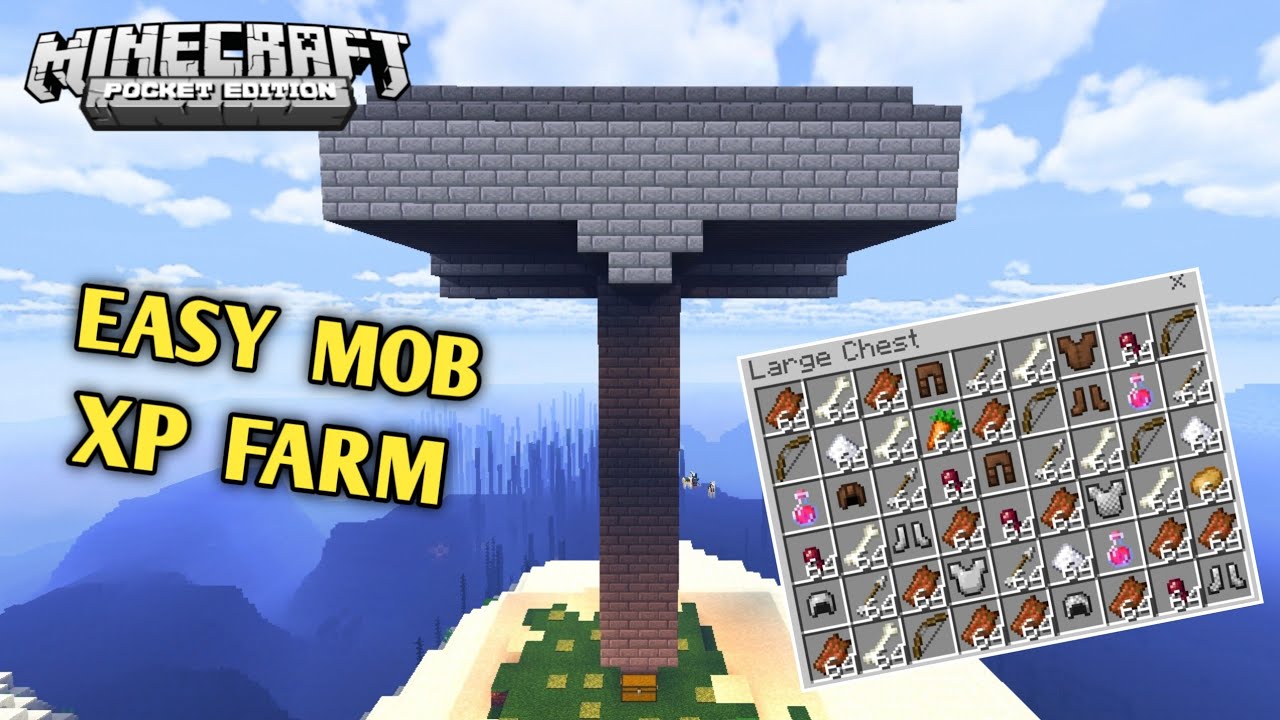 Xp Farm In Minecraft Pe _ MOB FARM MINECRAFT – LNAZ