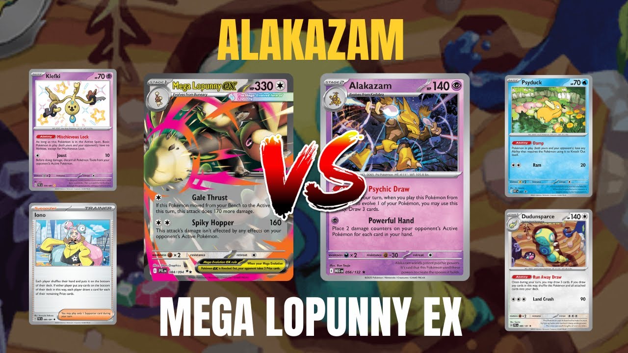 ¿MEGA LOPUNNY EX DERROTA A ALAKAZAM? 😳🔥 | El Combo de E-Nigma + Estallido Maldito