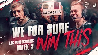 Famous We For Sure Win This | LEC Spring 2019 Week 3 G2 Voicecomms Profile