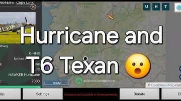 WOW, Hurricane and T6 Texan come right up to the Mach Loop in Wales