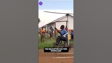 Man almost dies in a homemade helicopter in Africa                     #lol #accidentnews