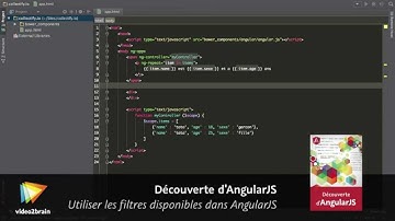 Tutoriel AngularJS : Utiliser les filtres dans AngularJS | video2brain.com