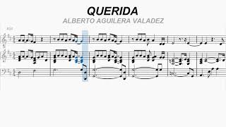 Juan Gabriel - QUERIDA - Partitura Piano COVER