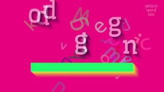 How to say "dodging"! (High Quality Voices) How To Spell Dodging