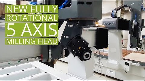 Kimla CNC New 5 Axis Continual Rotation Milling Head | Daltons Wadkin