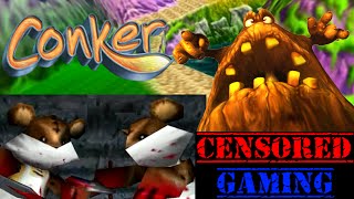 Conker's Bad Fur Day/Live & Reloaded Censorship - Censored Gaming Ft. Games Nosh