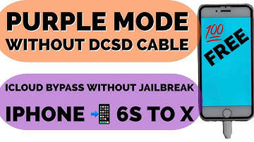 IPHONE 7 BOOT PURPLE MODE AND CHANGE SN BYPASS  | IPHONE 6S TO X ICLOUD UNABLE TO ACTIVET SHUTDOWN