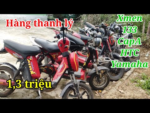 Video Thanh lý xe điện xmen,133,cap a,pega,htc,yamaha giá... - youtube