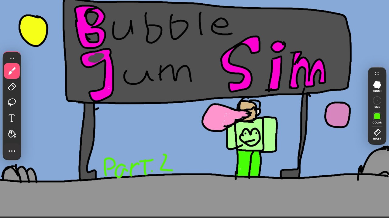 I played bubble gum simulator (part two)