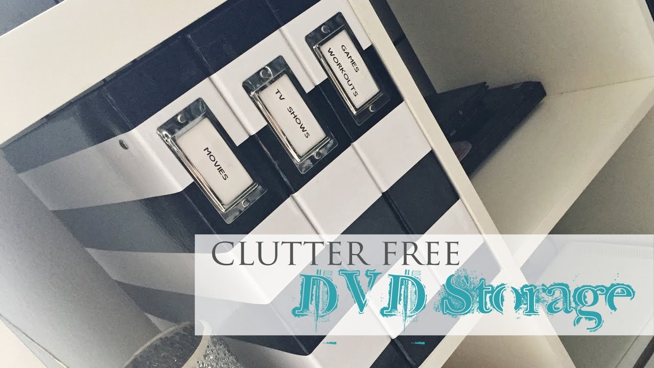 WEEKEND PROJECT | Organize DVDs Get Rid of Clutter - YouTube