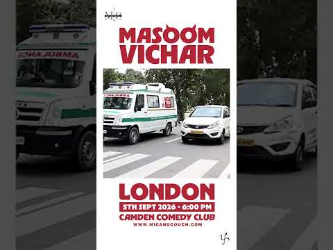Performing in London. Tickets in my bio! #development #politics #standupcomedy #masoomrajwani #india