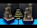 How to Make Beautiful Waterfall Fountain at Home | DIY Amazing Cement Water Fountain