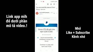 App chơi game làm nhiệm vụ kiếm PayPal cực ngon min rút 0,29$ screenshot 5