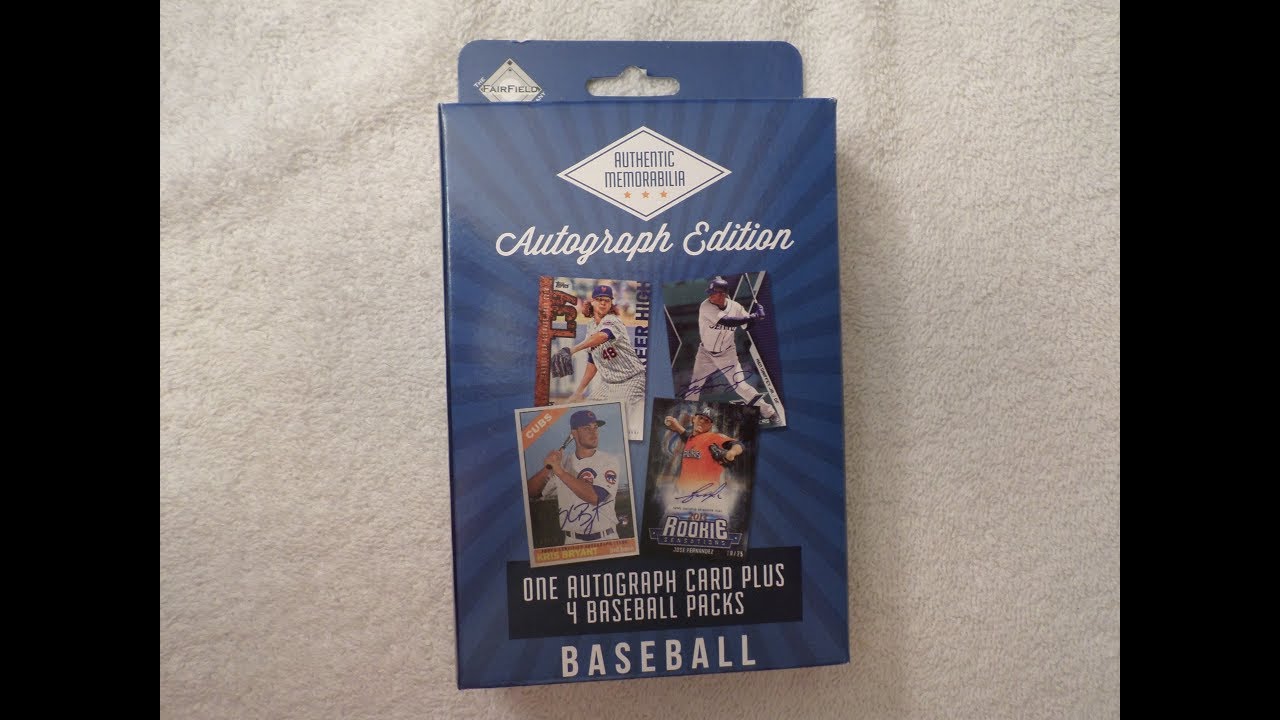 Fairfield Authentic Memorabilia Baseball - Autograph Edition