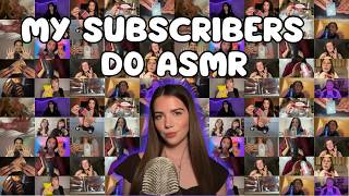 My Subscribers Try ASMR *Super Tingly* screenshot 1
