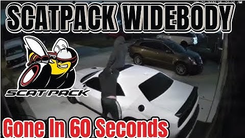 Dodge Challenger Scat Pack Stolen in 60 Seconds! (Caught on Camera)