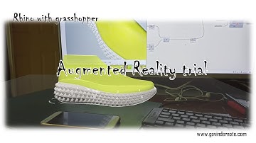 Rhino with grasshopper - Augmented Reality trial