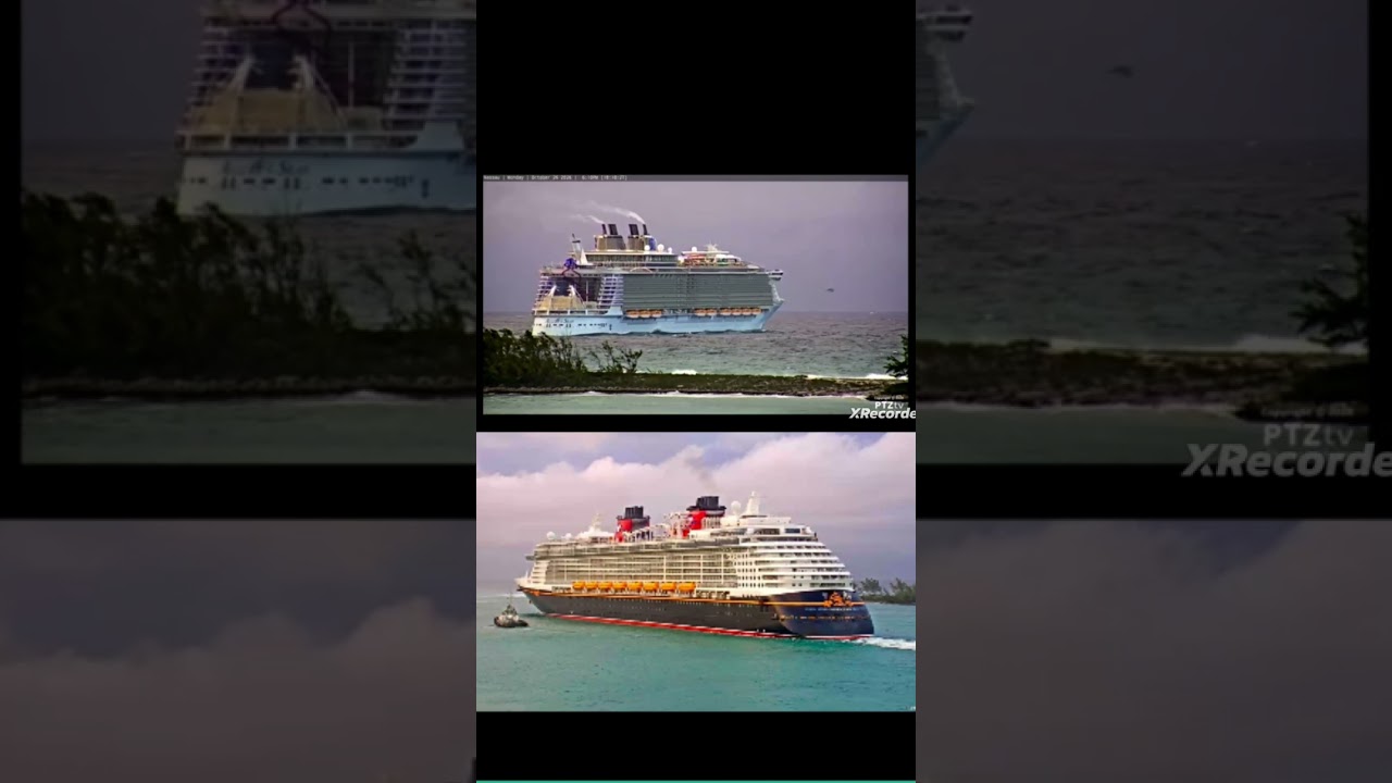Disney fantasy departing in Nassau with #cruise horn part 27 and music horn too