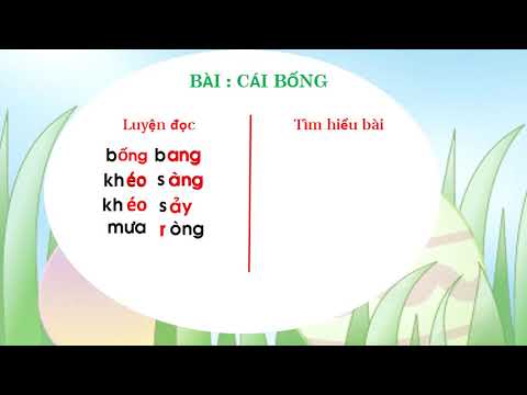 Tuần 26 - Tập đọc: Cái bống