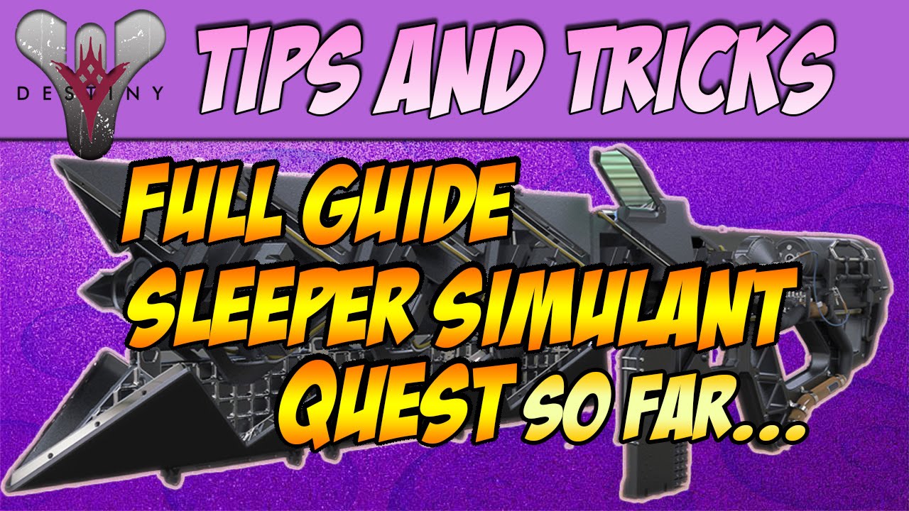 Destiny - Sleeper Simulant Quest Full Guide so far....