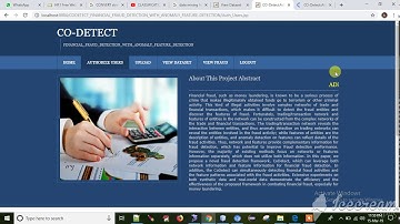CO DETECTFINANCIAL FRAUD DETECTION WITH ANOMALY FEATURE DETECTION USING DATASET JAVA PROJECT