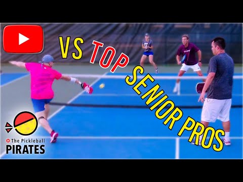 Top Pickleball Senior Pro Mixed vs 5.0 Men's Doubles