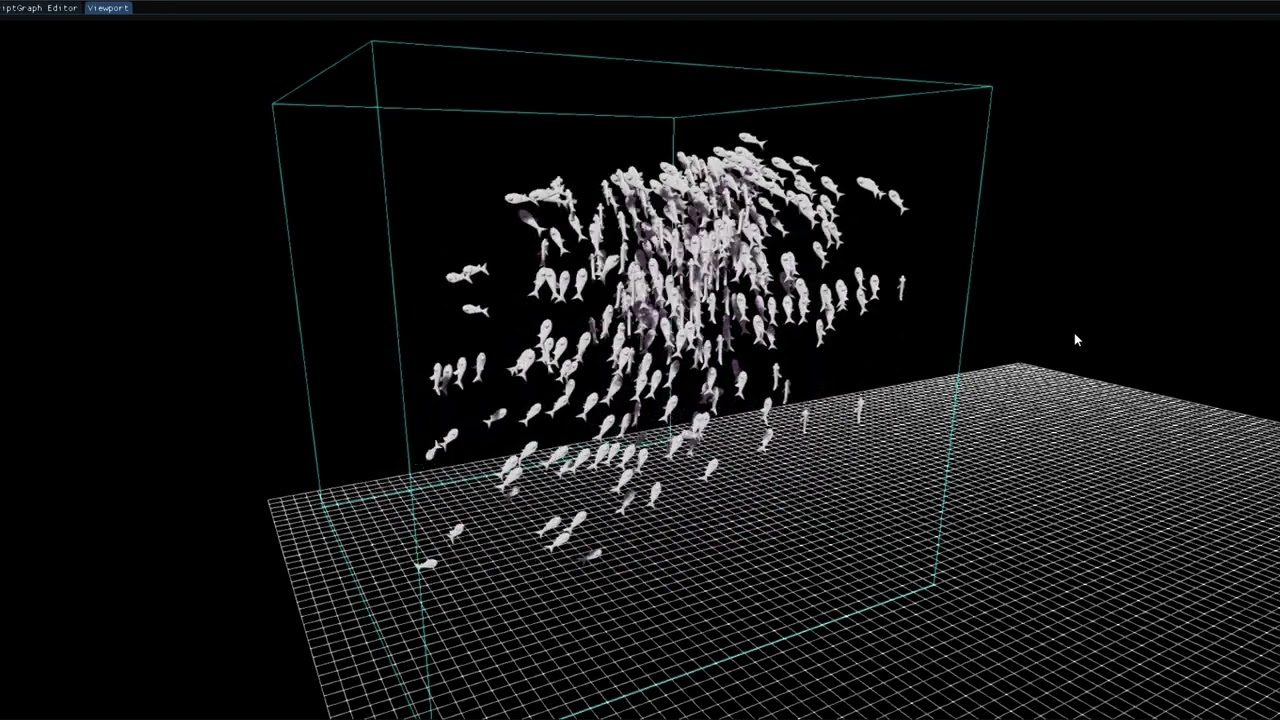 Boids (flocking behaviour) in C++ & DX11
