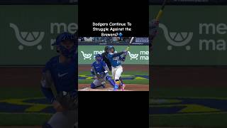 Dodgers Continue To Struggle Against the Brewers? #sports #baseball #mlb #mlbshorts #baseballszn