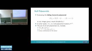 COSIC seminar "On Polynomial Functions Modulo $p^e$ and Faster Bootstrapping for..." (Jiayi Kang)