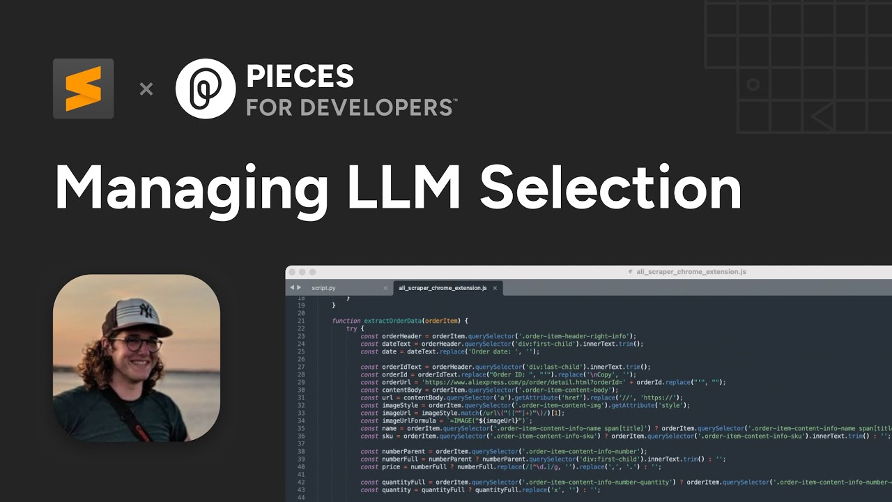 Managing LLM Selection with the Pieces Sublime Plugin - YouTube
