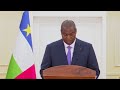 #centrafrique : ALLOCUTION DE PRESIDENT DE LA REPUBLIQUE Pr FAUSTIN ARCHANGE TOUADERA.