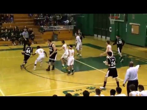Mosham with a nice spin move gets the bucket