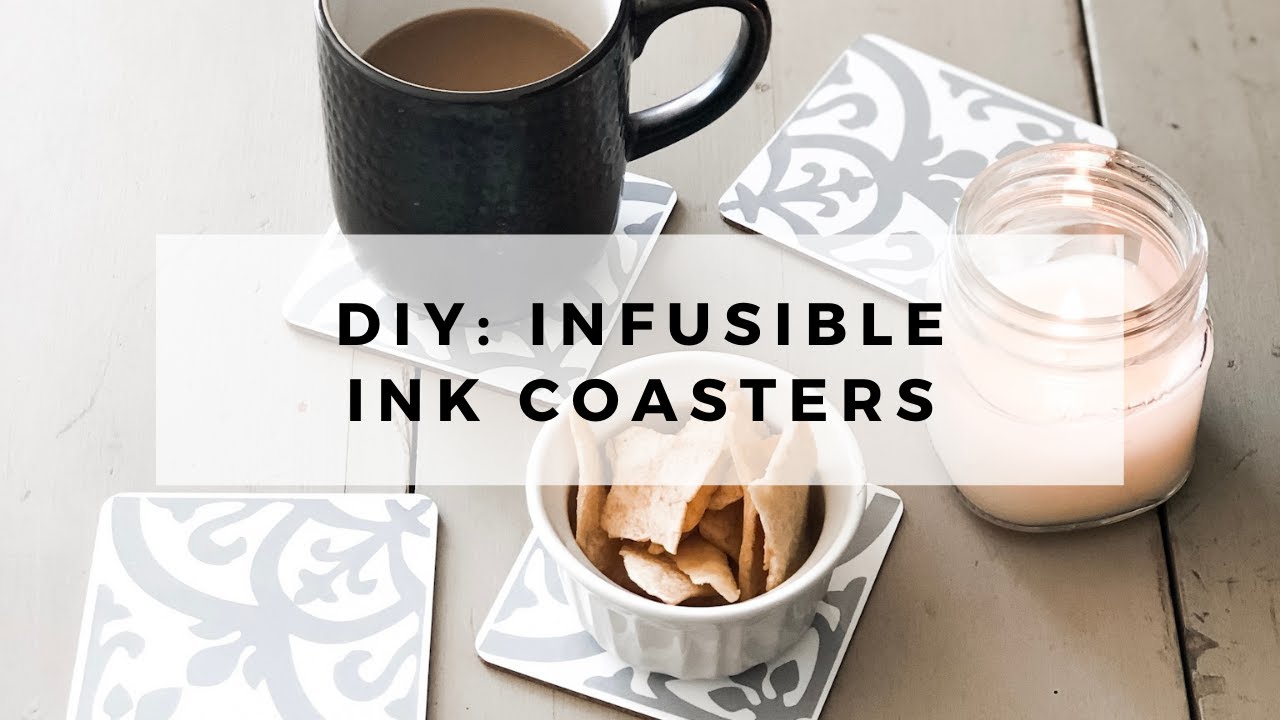 How To Make DIY Coasters with Cricut Infusible Ink Markers - Mamma Bear Says