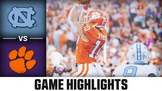 North Carolina vs. Clemson Game Highlights | 2023 ACC Football