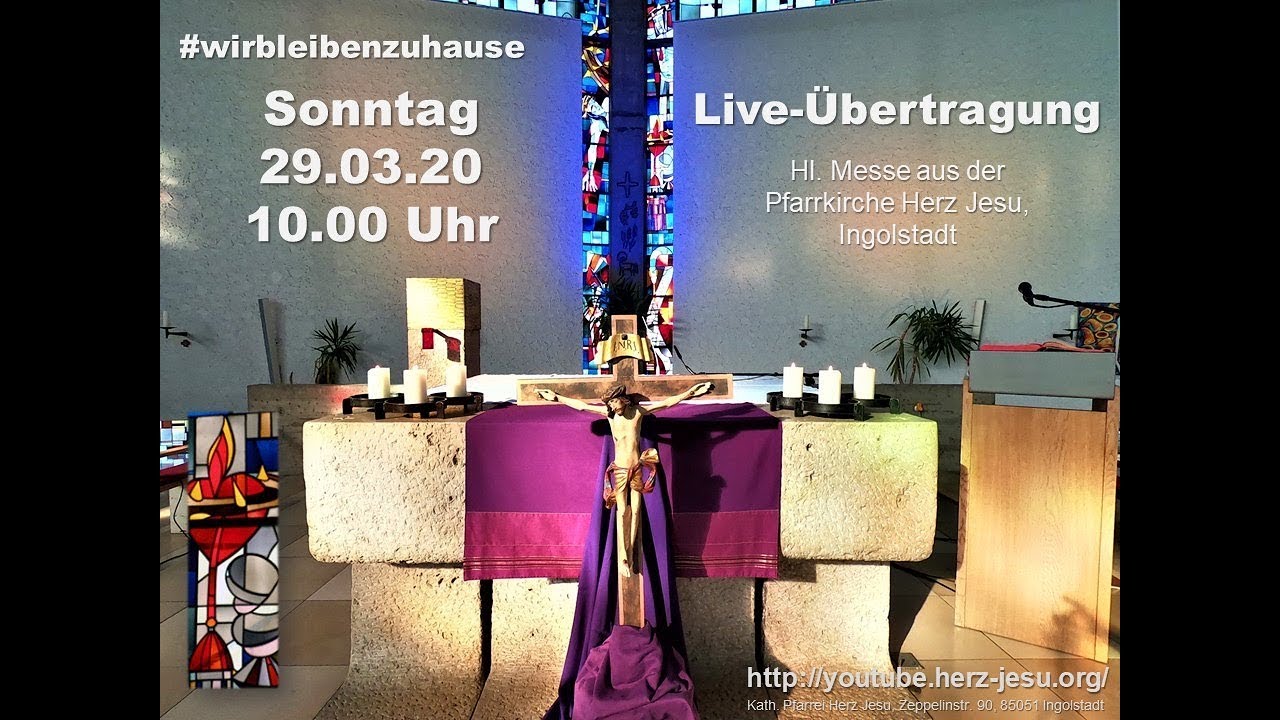 Live-Stream des Gottesdienst am 5. Fastensonntag - YouTube