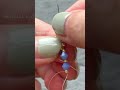 1 minute how to make beaded earrings, making earrings with bicone 4mm, full video is available