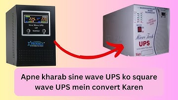 Converting Sine Wave UPS to Square Wave | Step-by-Step Guide