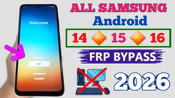 Samsung FRP Bypass 2026 — New Working Method | Android `14 →15→16 | Without PC |