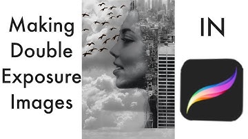 Making a double exposure image in procreate