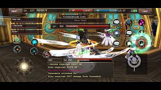 Iruna Online Hihg Wizard 5S Full Party Vs Vaten 450