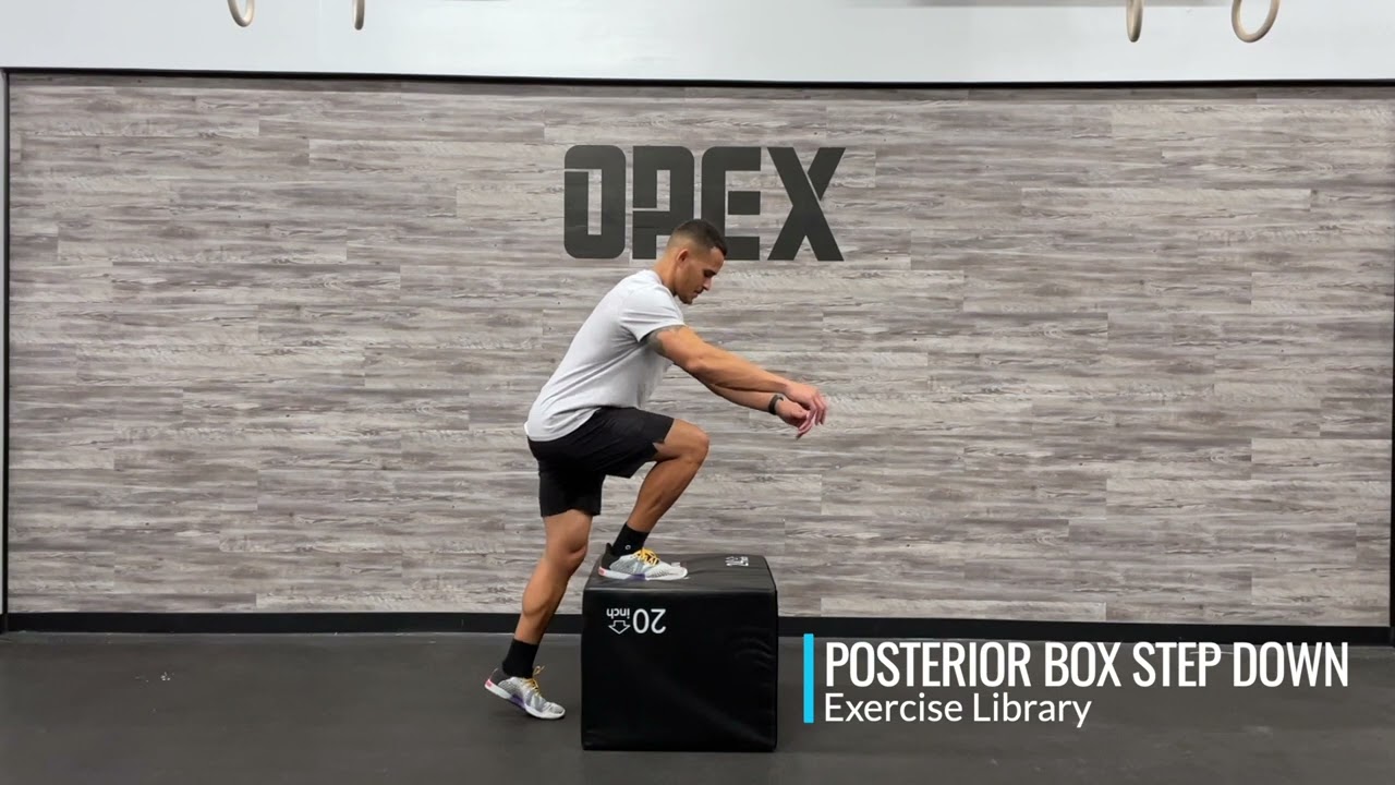 Box Jump Step Down - OPEX Exercise Library 