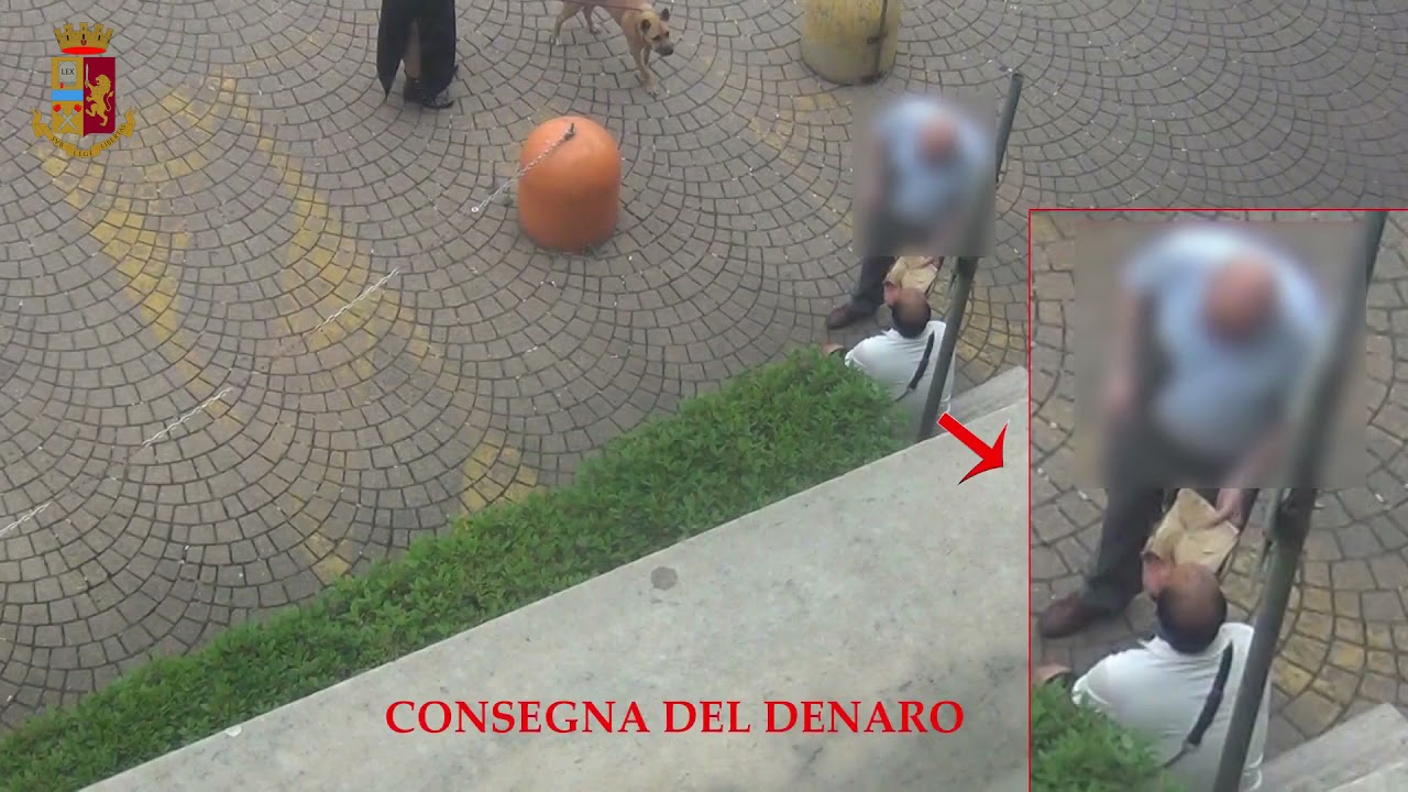 Estorsione: il video degli arresti