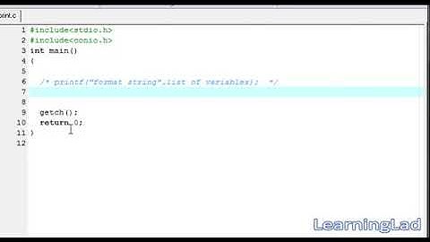 Printf Function in C Programming Language Video Tutorials
