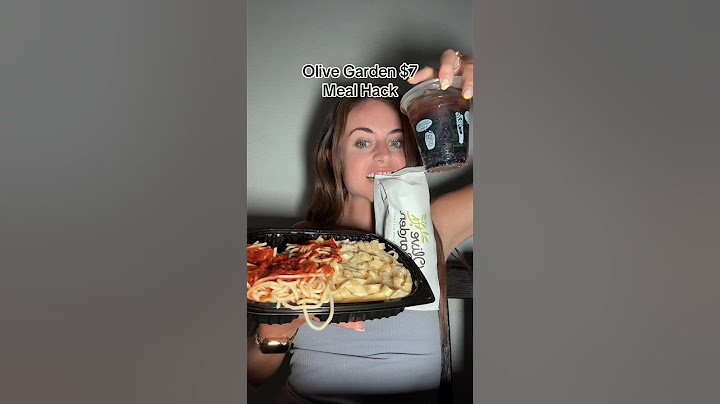 Olive Garden $7 Meal Hack 🍝🥖 #olivegarden #cheap #cheapeats #cheapfood #fooddeals #og #pasta #yum