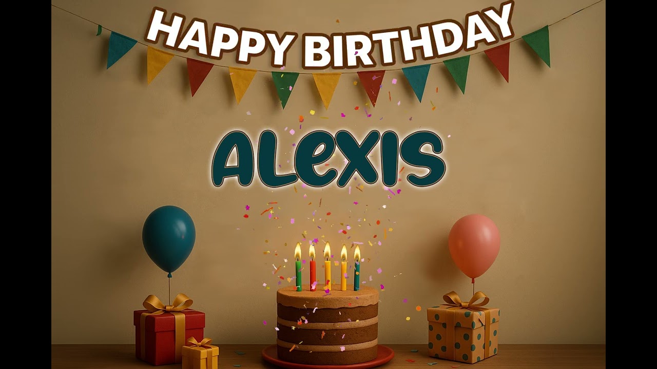 Happy Birthday Alexis Song 🎉 | Custom Name Birthday Track by XBirthdays for all ages | 2026