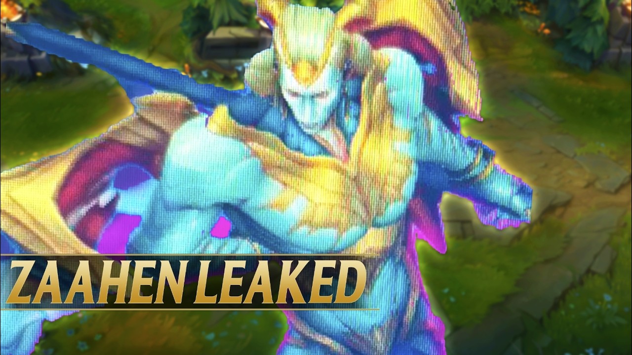 ZAAHEN MODEL LEAKED, RELEASE DATE, ABILITIES - NEW DARKIN CHAMPION - League of Legends