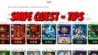 Snipe Quest - Tips and tricks