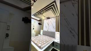 Pvc wall panels bedroom designs 2026 #pvc #homedecor #shortvideo #shorts
