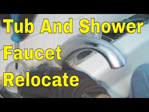 Tub And Shower Faucet Relocate 4 Of 9 👍👍👍
